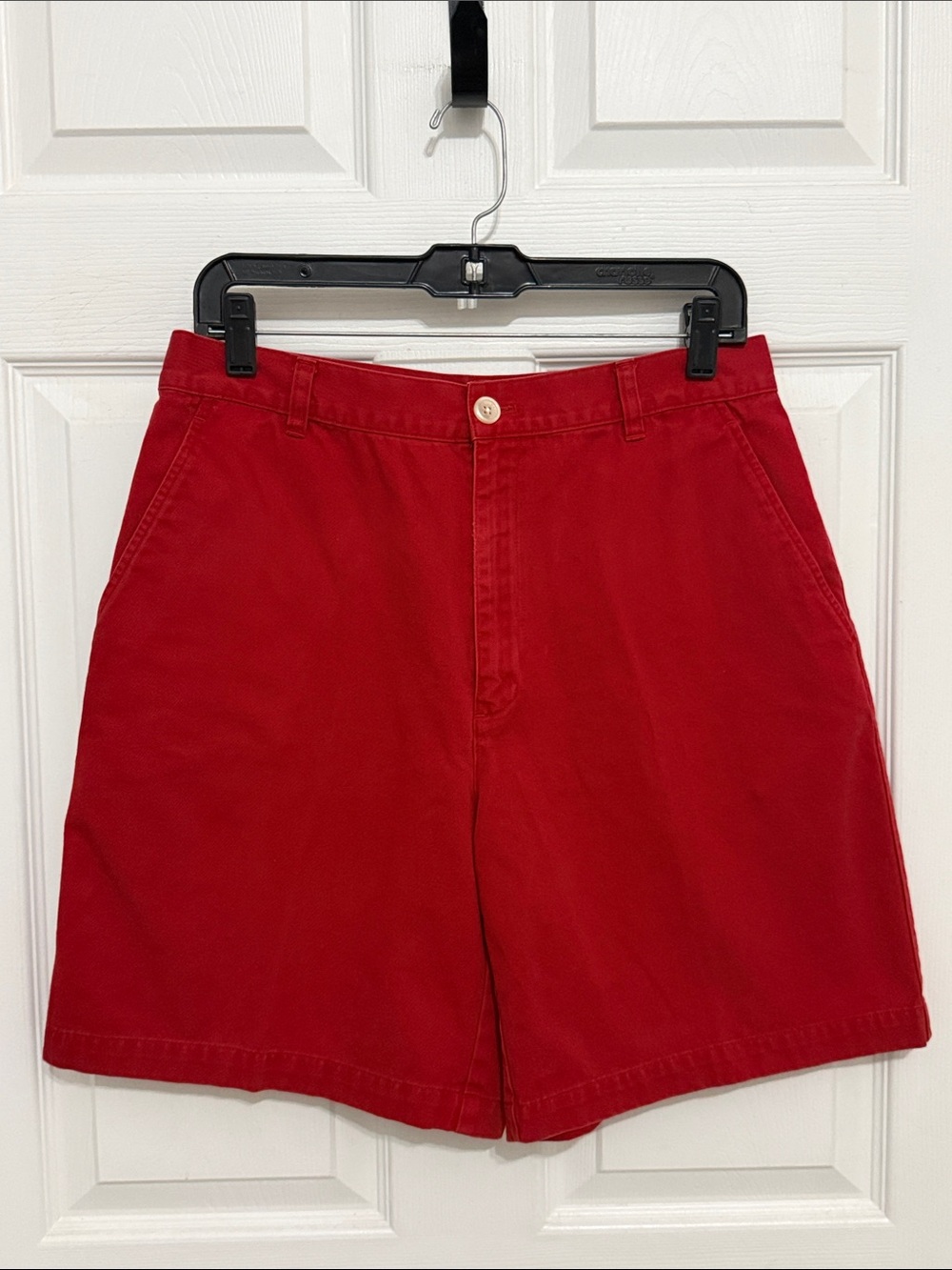 Lauren Ralph Lauren Women's High-Waist Red vintage cotton Shorts